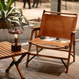 Lusso per il tempo libero in pura pelle fatta a mano Patio Garden Resort reclinabile mobili da esterno Sun Lounge Sea Camping sedia da spiaggia pieghevole - Product Image 6