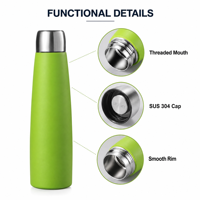 Bouteille isotherme en acier inoxydable 304 pour boissons gazeuses, idéale pour les sports de plein air, cadeau en acier inoxydable avec fonction d'isolation