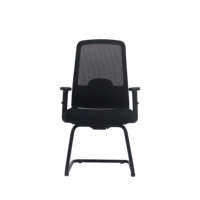 Chaise de bureau ergonomique moderne en maille avec accoudoirs réglables, garantie de 5 ans, couleur personnalisable pour les salles de conférence de bureau