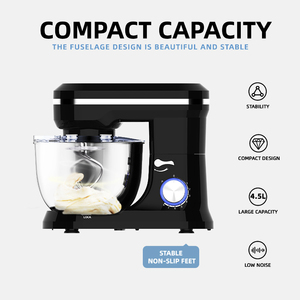 Nhà sử dụng 4.5L Bát 8-tốc độ 1000 Wát nhà bếp thực phẩm Máy xay sinh tố đứng Mixer với LED chỉ số ánh sáng - Product Image 4