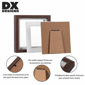 <span class=keywords><strong>กรอบ</strong></span><span class=keywords><strong>รูป</strong></span>ไม้ DX Designs ขนาด 4x4 5x5 6x6 8x8 นิ้ว แบบ Shadow Box ลึก 3 ซม. สำหรับจัดแสดงภาพ 3 มิติ ดอกไม้แห้ง <span class=keywords><strong>เปลือก</strong></span><span class=keywords><strong>หอย</strong></span> ของตกแต่งบนโต๊ะ - Product Image 2