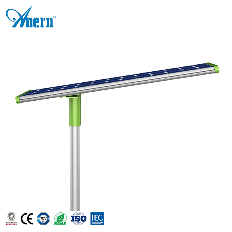 Control remoto de la inducción del cuerpo humano impermeable IP65 de alta calidad integrado 80W Luz de calle Solar