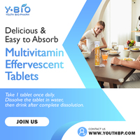 Comprimés effervescents de vitamine C complexe, fournis par l'usine, pour soutenir la santé de la peau des personnes ayant des besoins nutritionnels accrus