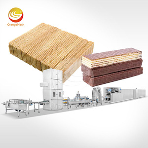 เครื่องทำเวเฟอร์เคลือบช็อกโกแลต กล่องคุกกี้ เครื่องทำวาฟเฟิลบัตเตอร์กรอบ สายการผลิต - Product Image 4