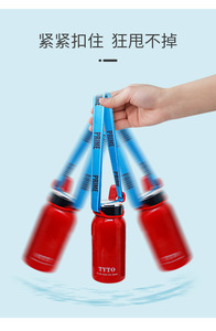 Correa de Alta Calidad para Botella de Agua con Logotipo Personalizado, Cordón para el Cuello - Product Image 2