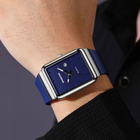 Jam Tangan Pria Binbond B1331 1331 Grosir Tali Silikon Quartz Mewah Tahan Air Tanggal Bisnis Kasual Arloji Pria