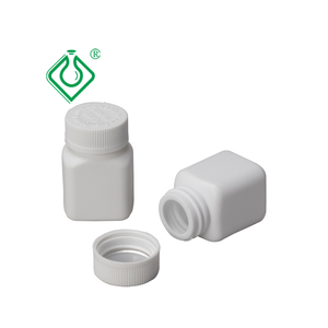 100ml bán buôn HDPE nhựa thuốc bao bì <span class=keywords><strong>container</strong></span> vuông Frosted bổ sung chai cho bột vitamin - Product Image 1