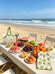 Wholesale Reusable Fruit Grocery Bag Set Mesh Cotto Tote Bag Colorful <b>Drawstring</b> Bags With Full Printing - Product Image 5