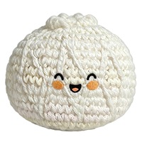 Ballon Hacky Sack Kawaii en Crochet en Gros, Jouet en Peluche en Laine Tricoté à la Main pour Enfants, Idéal pour les Jeux en Plein Air