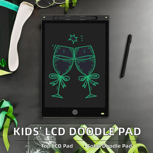 12 inch LCD bằng văn bản máy tính bảng trẻ em trẻ em của màu đen Doodle Board <span class=keywords><strong>LED</strong></span> ánh sáng chữ viết tay Pad giáo dục đồ chơi ma thuật bằng văn bản Pad - Product Image 3
