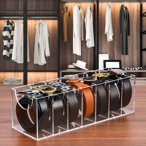 Jayi Tùy Chỉnh Rõ Ràng Vành Đai Tổ Chức <span class=keywords><strong>Acrylic</strong></span> Vành Đai Chủ Đa Chức Năng Hiển Thị Trường Hợp Lưu Trữ Chủ - Product Image 3