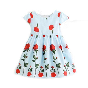 Shopping en ligne Robes en coton pour bébés filles de 1 an en gros - Product Image 3