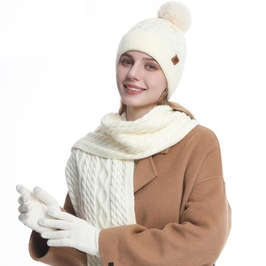 <span class=keywords><strong>Ensemble</strong></span> de 3 pièces de haute qualité : <span class=keywords><strong>bonnet</strong></span> en tricot <span class=keywords><strong>pour</strong></span> <span class=keywords><strong>femme</strong></span>, protection des oreilles, écharpe et gants, <span class=keywords><strong>pour</strong></span> l'hiver - Product Image 6