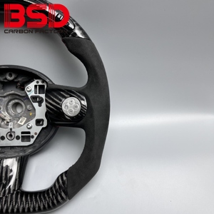 <span class=keywords><strong>Volant</strong></span> BSD en fibre de carbone pour <span class=keywords><strong>Mini</strong></span> Clubman Countryman <span class=keywords><strong>JCW</strong></span> <span class=keywords><strong>Cooper</strong></span> S F55 Custom Real 6K Carbon Fiber LED - Product Image 4