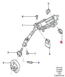 Interrupteur d'allumage 1S7T-11572-AA 1S7T11572AD DK5266151 AA6T11572BA 1S7T11572AA 1S7T11572AB pour <span class=keywords><strong>Ford</strong></span> Mondeo MK3 Focus MK2 <span class=keywords><strong>Fiesta</strong></span> - Product Image 6