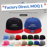 Casquette à visière plate transfrontalière la plus vendue, logo personnalisé, design color-block personnalisé, style hip-hop tendance, 100 % polyester