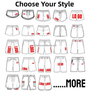 Pantalones Cortos Deportivos de Hombre con Logotipo Personalizado, Tejidos en Poliéster 100%, de Secado Rápido, de Una Sola Capa, Color Sólido, Casuales, de Cinco Puntos, para Fitness - Product Image 6