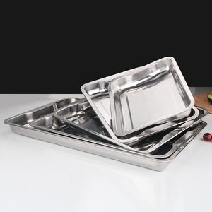Bộ Đĩa Nhà Bếp Bộ Đĩa Ăn Tối Đĩa Thép Hình Chữ Nhật Nhiều Kích Cỡ Cho Nhà Bếp - Product Image 4