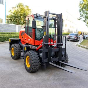 HT-CPD3.5T รถยก4x4ขับเคลื่อน huichai 3.5ตันเครื่องยนต์42KW สำหรับงานก่อสร้าง - Product Image 3