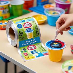 Contenants à gelée BOPET recyclables personnalisés pour le déjeuner scolaire Film à ouverture facile et sûre pour les enfants Casse-tête STEM caché Cookie Milk Snack - Product Image 5