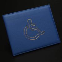Tempat Kartu Identitas Disabilitas Kulit PU Logo Kustom - Dompet Tempat Kartu Personalisasi Grosir untuk Staf Rumah Sakit & Penyelenggara Acara
