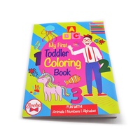 Libro para Colorear de Alta Calidad con Impresión de Imagen de Fábrica, Papel de Arte de Portada, Logotipo Personalizado, Libro para Colorear para Niños