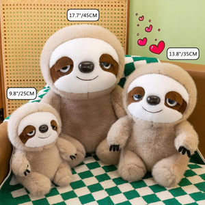 ตุ๊กตาสลอธสามนิ้วแบบน่ารักสั่งทำพิเศษ พร้อมหน้ายิ้ม ของขวัญวันเกิดสำหรับเด็กชายและเด็กหญิง - Product Image 3