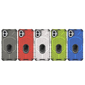 กันกระแทกอุปกรณ์เสริมมือถือปกหลังแม่เหล็กแหวนโปร่งแสงกรณีโทรศัพท์มือถือสำหรับไม่มีอะไรโทรศัพท์1กรณี Tpu - Product Image 2