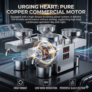 Presse à <span class=keywords><strong>huile</strong></span> automatique à haut rendement, nouvelle machine à presser les graines multi-cœurs à quatre cœurs pour l'<span class=keywords><strong>huile</strong></span> <span class=keywords><strong>d</strong></span>'<span class=keywords><strong>olive</strong></span>, équipement <span class=keywords><strong>de</strong></span> <span class=keywords><strong>moulin</strong></span> commercial continu 24H - Product Image 4