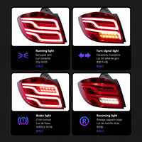 Nouvel ensemble de feux arrière à LED rouges BK pour Chevrolet Cruze Hatchback 2011-2015, clignotants séquentiels, feux de freinage et de recul, Plug & Play