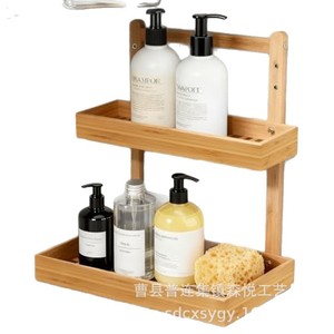 Office <b>Organizer</b> Wooden Storage Rack 2 Tier Desktop <b>File</b> Holder For Office Supplies And Electronics - Product Image 5