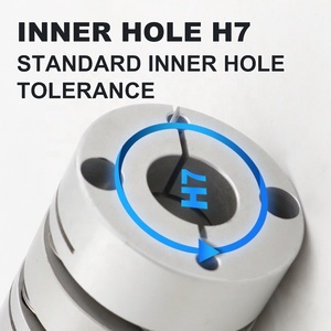 GL-33 đôi màng đàn hồi khớp nối kẹp độ nhạy cao chính xác Hợp kim nhôm khớp nối vít bộ mã hóa động cơ servo - Product Image 2