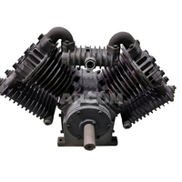 Tête de pompe de compresseur d'air à piston APCOM 3065 3080 3090 AW65 AV65 AW90, type moteur à essence, finition mate en acier