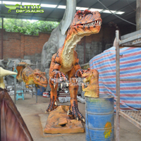 Dinosaure animatronique mobile T-rex à chevaucher