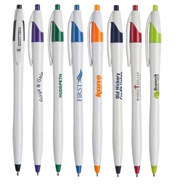 2022 nouveau design, vente en gros, pas cher, logo personnalisé, stylo à bille publicitaire, stylo à bille en plastique, stylo à bille