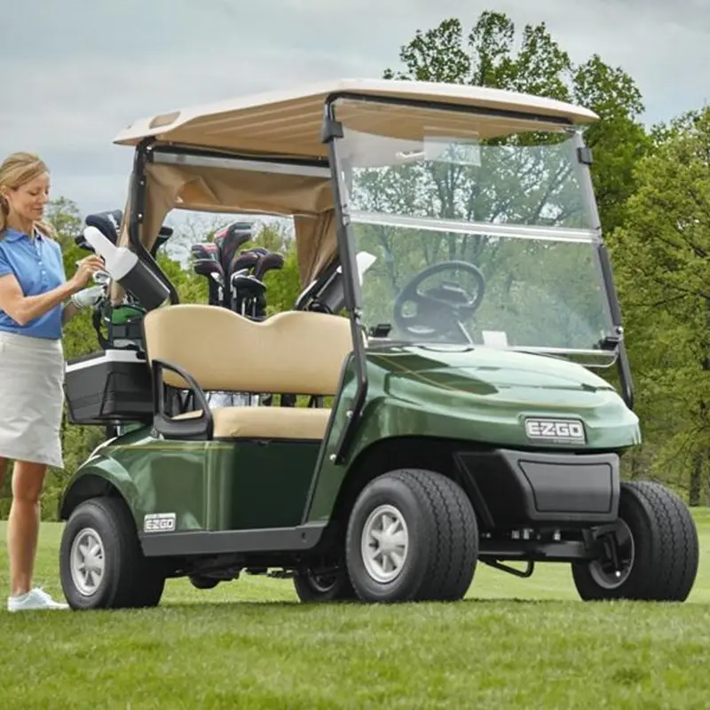 Desain baru 4 + 2 tempat duduk Golf elektrik kereta Golf dengan 5kw Motor Carro De Golf
