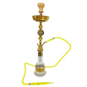 Ensemble de narguilé égyptien de grande taille de <span class=keywords><strong>30</strong></span> pouces en alliage de métal Sheesha égyptien Hubbly Chicha Hookahs de luxe - Product Image 6