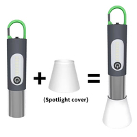 Brightenlux Portable suspendu Camping lampe vélo lampe de poche torche lumière Rechargeable Zoom blanc Laser LED lampe de poche