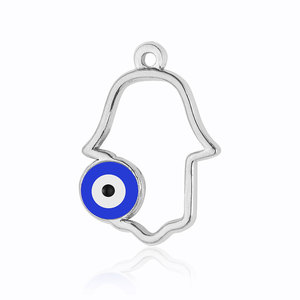 Coeur Palm <span class=keywords><strong>Eye</strong></span> Pendentif En Acier Inoxydable Oeil de Dieu Charmes DIY Bijoux Accessoires Nœuds Illimités Pendentif Oeil Étoile - Product Image 2