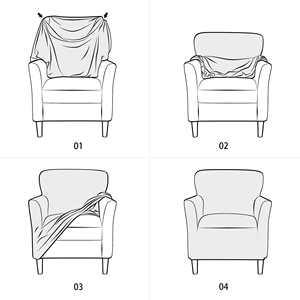 Small <strong>Sofa</strong> <strong>Chair</strong> <strong>Cover</strong> for Living Room Spandex Club Armchair Slipcovers Elastic Single <strong>Sofa</strong> <strong>Covers</strong> Home Bar Counter Hotel - Product Image 6