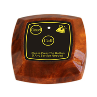 APE630 — clavier de serveur sans fil, système de boutons, appels couleur bois, pour Table de Restaurant,, APE630