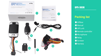 Rastreador GPS con Alarma Antirrobo - Admite Corte Remoto de Combustible y Energía, Alarma de Vibración/Movimiento/Geocerca.