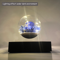 Lampe à fleurs à lévitation magnétique LED, lumière flottante en forme de rose, protection oculaire électrique, contrôle tactile simple E26, design moderne, anniversaire