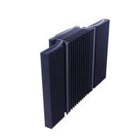 Profilé en alliage d'aluminium 6063 OEM, finition anodisée blanc argenté, série 6000, dissipateur thermique, porte, 1000 mm², lame usinée CNC pour LED