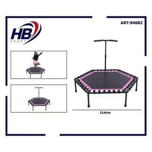 Trampolín Elástico Rosa de 45 Pulgadas (114 cm) con Reposabrazos, Categoría de Producto: Trampolines - Product Image 3