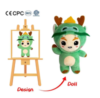 Haute Qualité CE CPC Promotionnel Sur Mesure Peluche Animal de Dessin Animé Personnalisation Créez Votre Propre Jouet en Peluche Douce Wombat Vente en Gros
