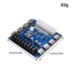 24 Pins ATX <strong>Power</strong> Supply Breakout Board USB Charging Module Adapter <strong>Power</strong> Connector Support 3.3V/5V/12V for <strong>TV</strong> <strong>Power</strong> <strong>Amplifier</strong> - Product Image 3