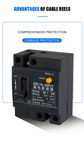 Enrouleur de câble rétractable IP44 à 4 voies pour fer à repasser 15M 20m 50m 100m Longueur personnalisée Bobine de câble UE