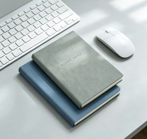 Carnet en cuir personnalisé A5 (145x210mm) économique pour la vente en gros, avec papier intérieur 80gsm, idéal pour le bureau et le journalisation quotidienne - Product Image 1