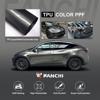 Films de protection de peinture automobile en TPU liquide auto-cicatrisant, couleur métallique, 7,5 mil, extensible, surface brillante